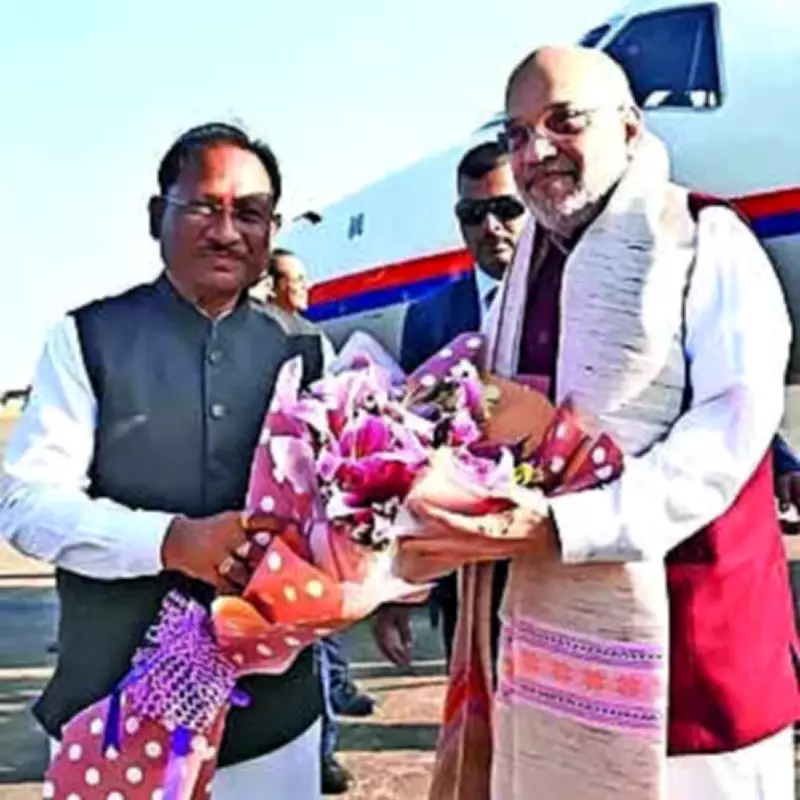 Amit Shah Chairs High-Level LWE Review in Raipur, Focuses on Final Maoist Push