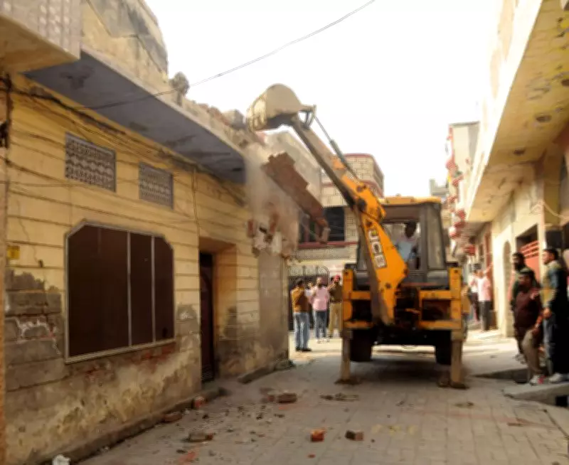 Amritsar Authorities Demolish Property of Two Jailed Brothers