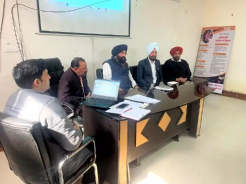 Amritsar Civil Surgeon Reviews Health Program Progress with Community Health Officers