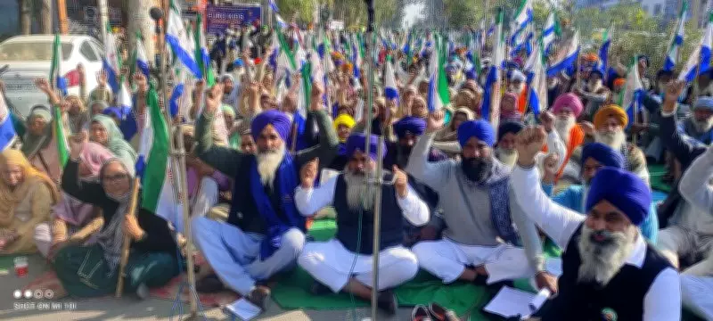 Amritsar Farmers Protest Outside AAP MLA Residences, Demand Action