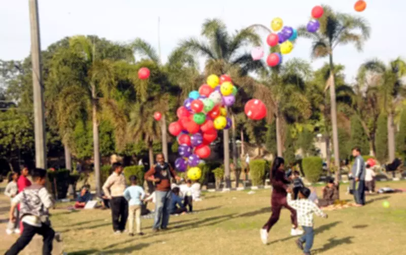 Amritsar's Company Bagh Thrives as Sunshine Draws Large Crowds