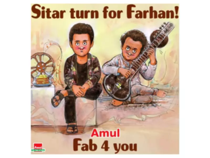Amul's Tribute to Farhan Akhtar: A Sweet Salute to a Multifaceted Star