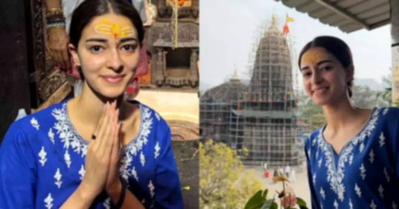 Ananya Panday's Spiritual Journey: First Jyotirlinga Visit at Trimbakeshwar Temple
