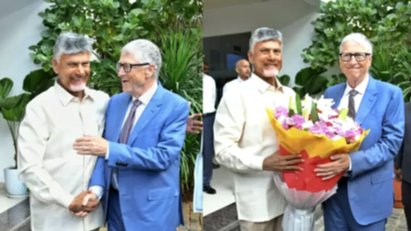 Andhra CM Chandrababu Naidu Meets Bill Gates to Expand Health Initiatives