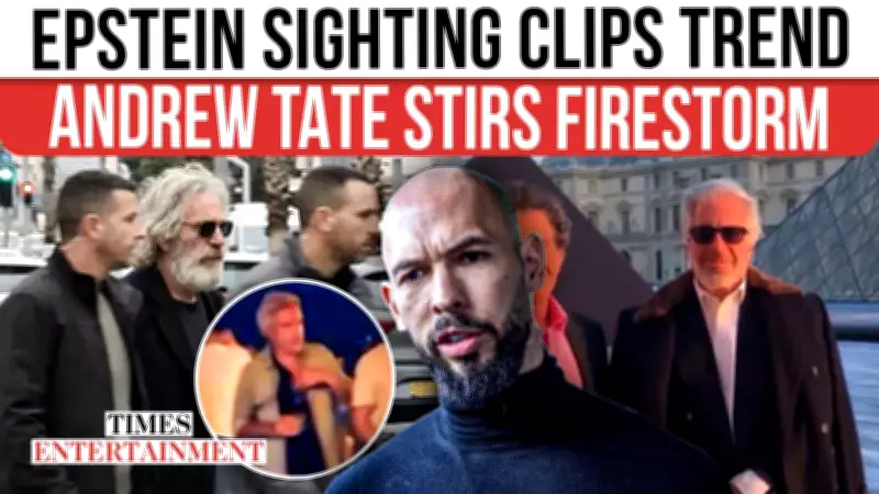 Andrew Tate's 'Epstein Alive' Conspiracy Goes Viral with Lebanon Theory