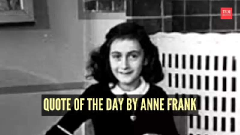 Anne Frank's Enduring Legacy: A Testament to Hope and Human Goodness