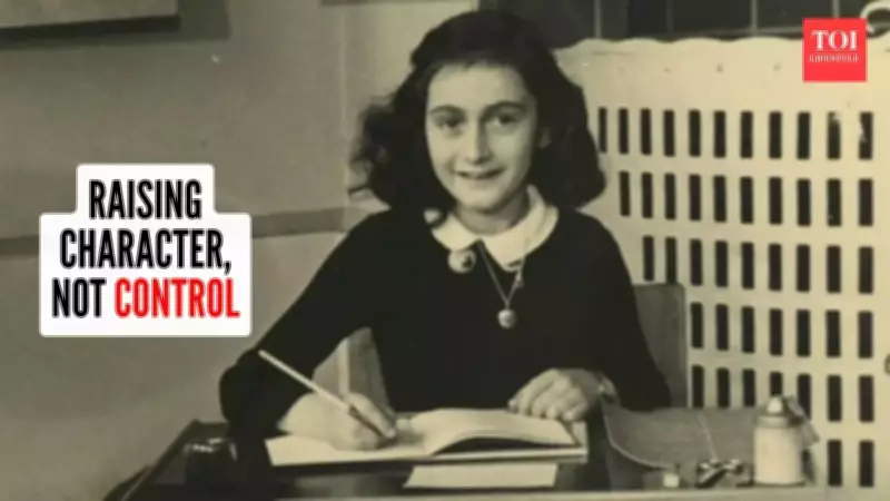 Anne Frank's Parenting Wisdom: Character Forms Through Personal Choices