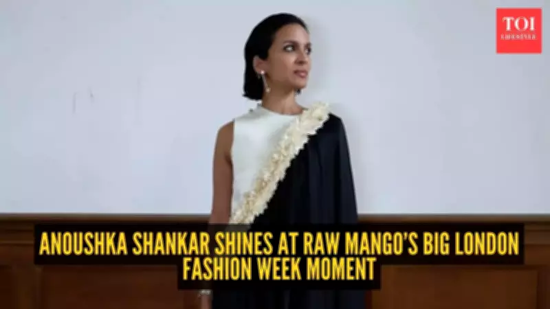 Anoushka Shankar's Quiet Elegance Marks Raw Mango's London Fashion Week Debut