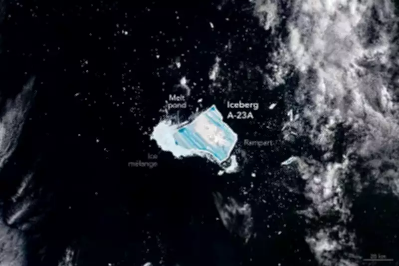 Antarctic Iceberg A-23A's Final Journey: Decades-Old Giant Nears End in Warm Waters
