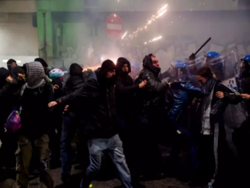 Anti-Olympics Protest in Milan Turns Violent Amid Italy's Railway Sabotage Probe