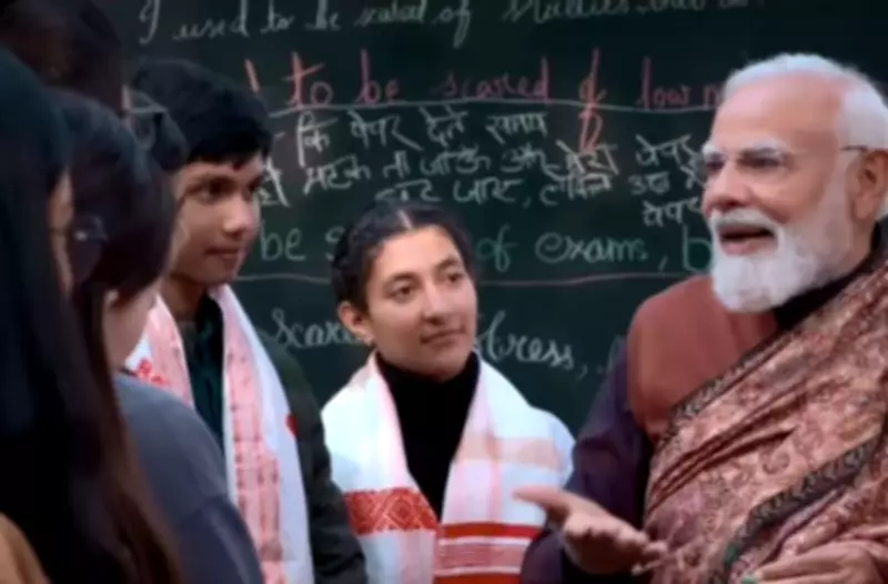 Anushka from Lahaul-Spiti Engages with PM Modi in Pariksha Pe Charcha