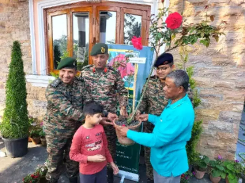 Army Unveils 'Operation Sindoor' Rose in Kharagpur, Honoring Bravery