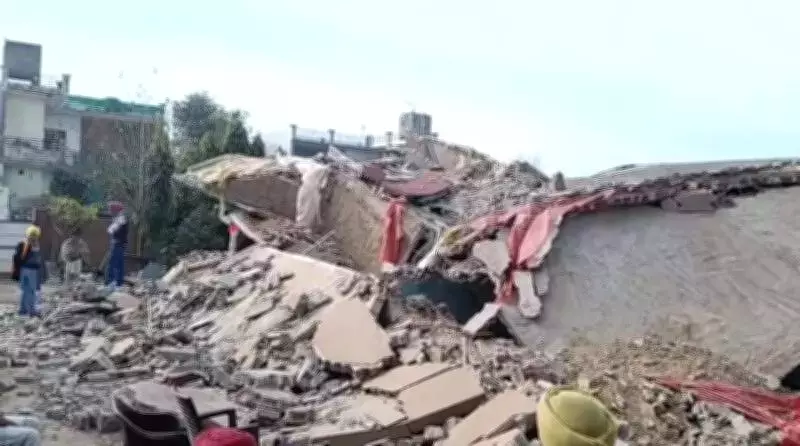 Barnala House Collapse: Family's Rs 49 Lakh Home Crumbles in Minutes