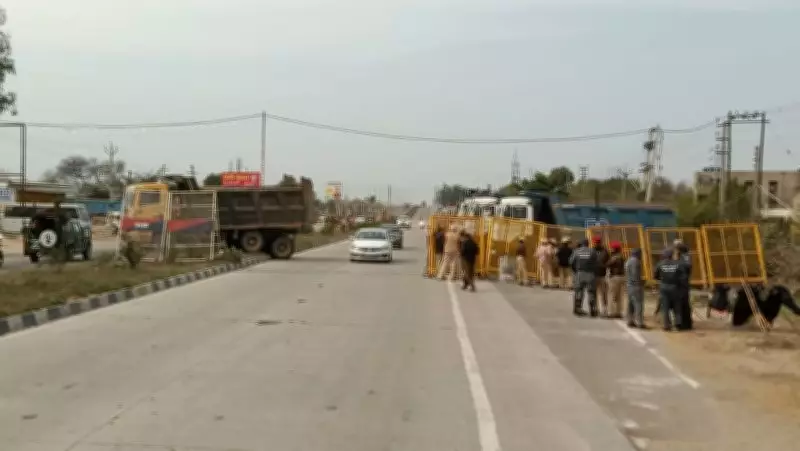 Bathinda Police Heighten Security Ahead of BKU Ekta Ugrahan Farmers' Protest, Detentions Made