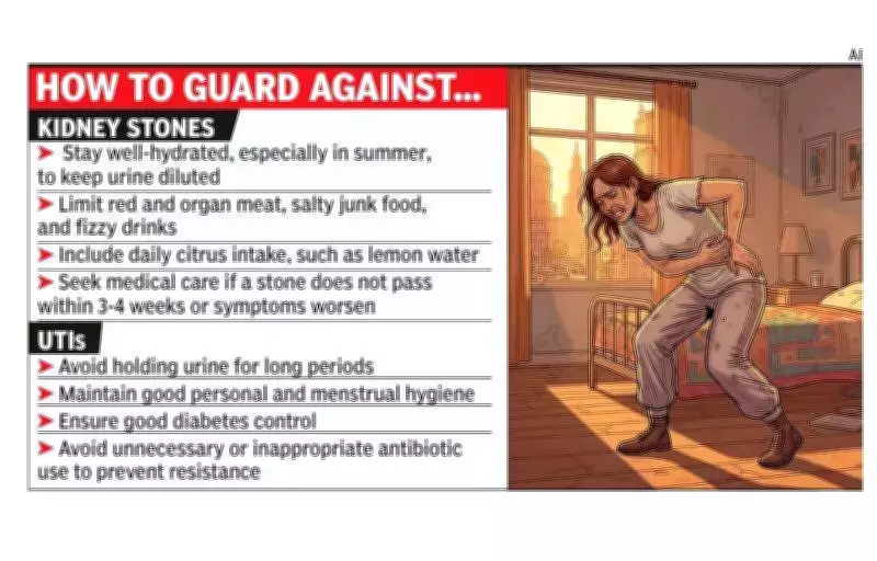 Bengaluru Doctors Report Early Surge in Kidney Stones and UTIs Amid Rising Temperatures