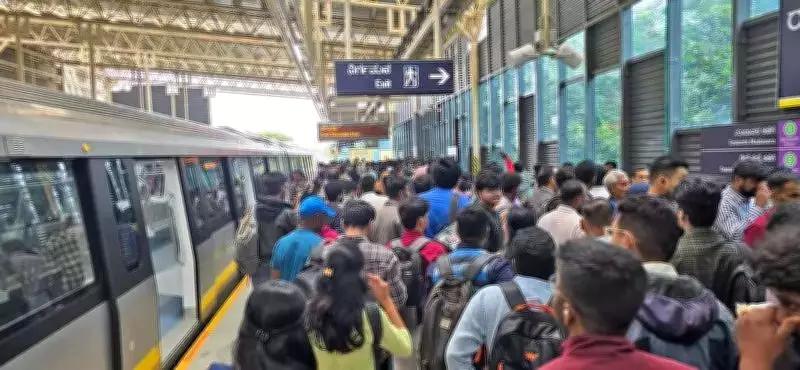 Bengaluru Metro Boosts Yellow Line Frequency with New Train Addition