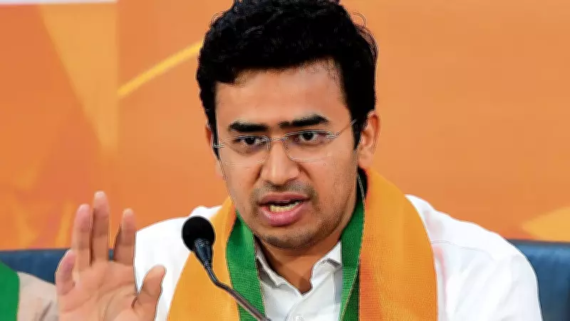 Bengaluru MP Tejasvi Surya Detained in Empty Trunk Protest Over Metro Fare Hike