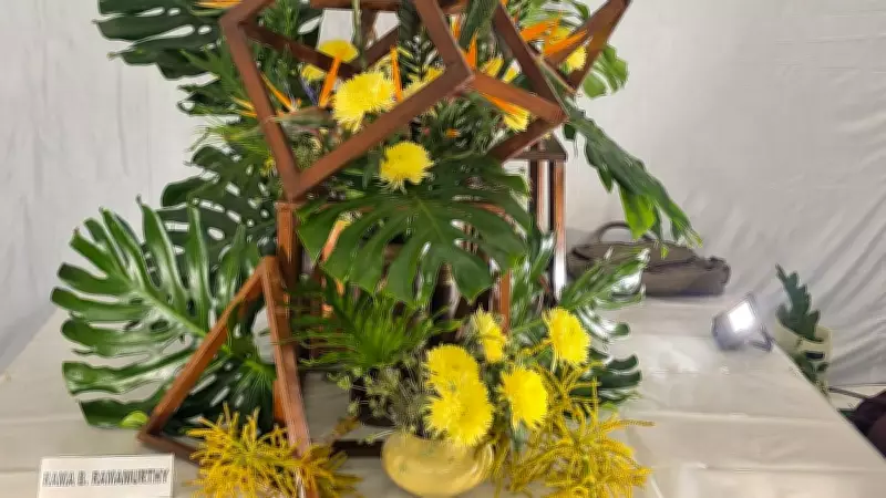 Bengaluru's Lalbagh Hosts Ikebana Exhibition Until Sunday