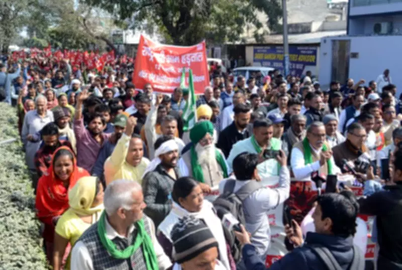 Bharat Bandh Call Fails to Gain Traction in Karnal, Haryana