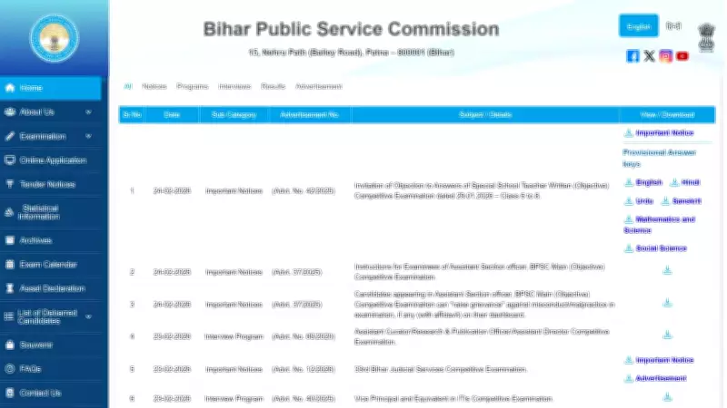 Bihar Releases Provisional Answer Keys for Special School Teacher Exam 2025