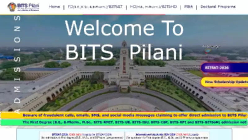 BITS Pilani Launches Tuition-Blind Admissions for Top 500 BITSAT Rankers