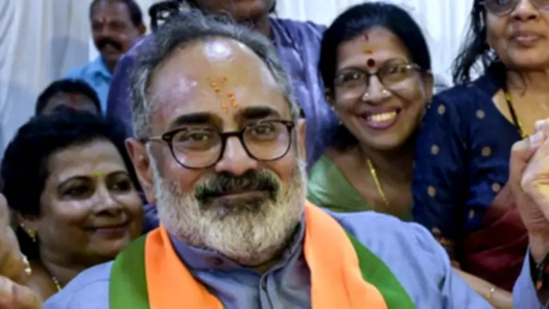 BJP Kerala Chief Rajeev Chandrasekhar Eyes Nemom Seat for Assembly Elections