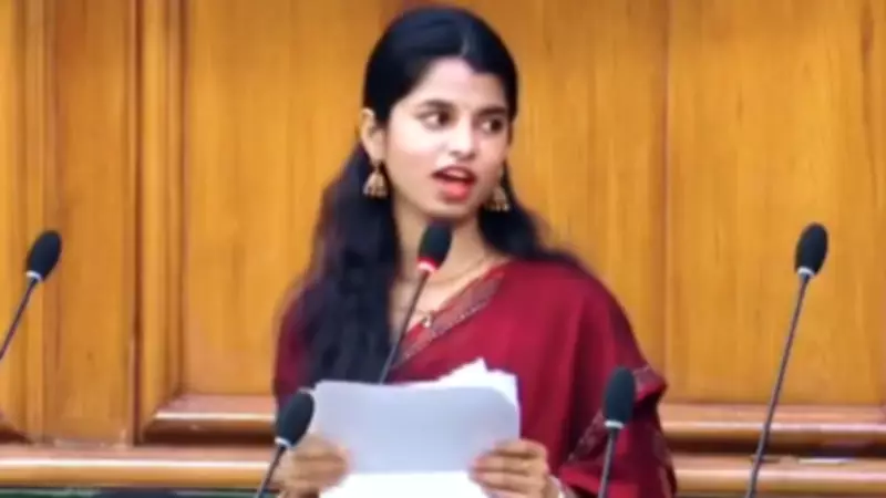 BJP MLA Maithili Thakur Criticizes Lalu Yadav in Bihar Assembly Speech