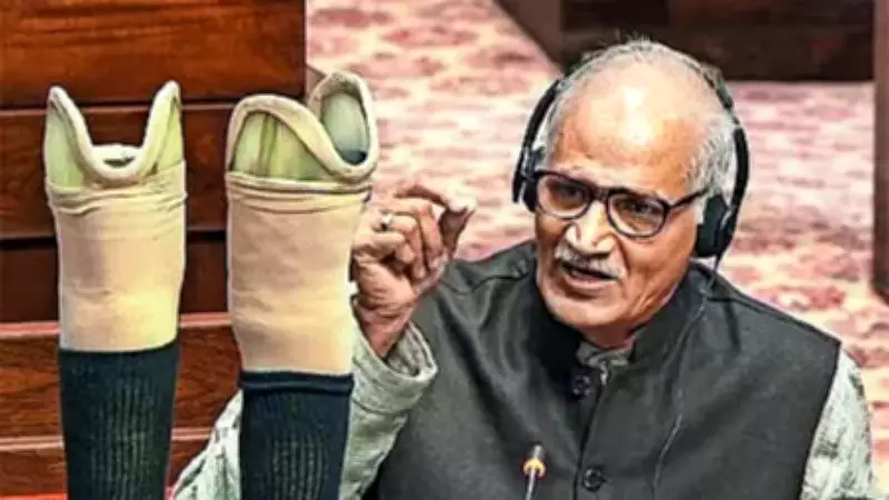 BJP MP Displays Artificial Limbs in Rajya Sabha, Sparks Clash with CPM Over Alleged Attack