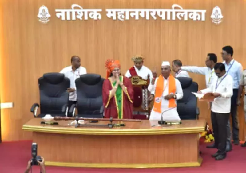 BJP's Himgauri Aher Elected Nashik Mayor, Shiv Sena's Vilas Shinde Deputy Mayor Unopposed