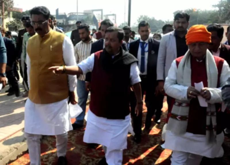 BJP's Nitin Nabin Inspects Patna Drain Projects, Stresses Timely Monsoon Readiness