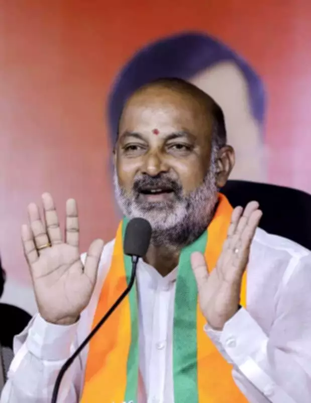 BJP's Sanjay Vows Golden Temple in Hyderabad, Hits Out at Rivals Ahead of Polls