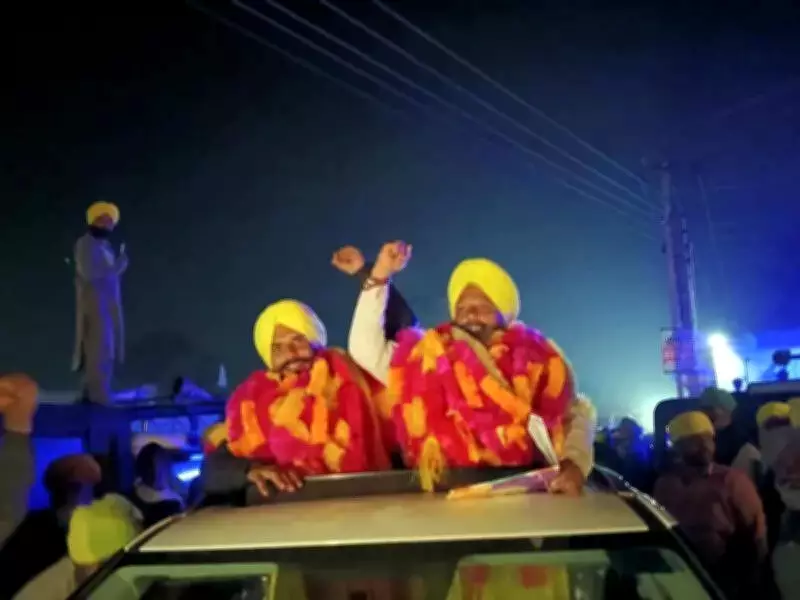 BKU Ugrahan Activists Freed from Bathinda Jail, Welcomed as Heroes in Villages
