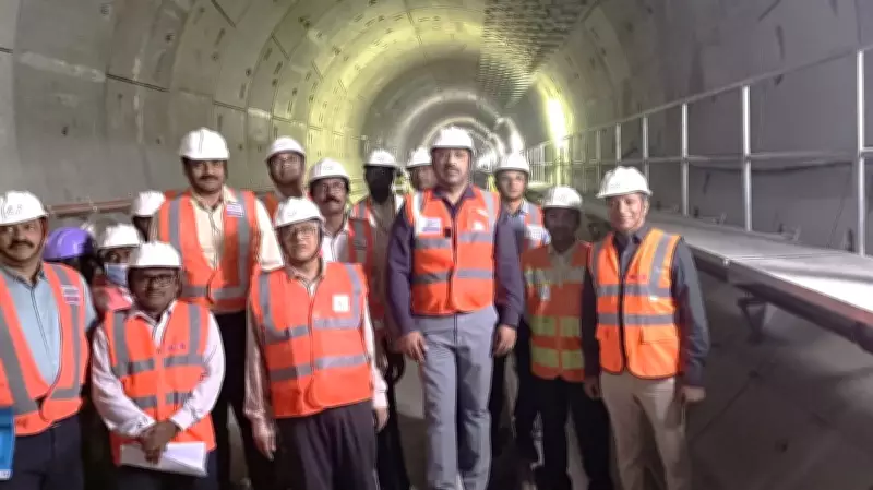 BMRCL Chief Inspects Pink Line's Underground Section Progress in Bengaluru