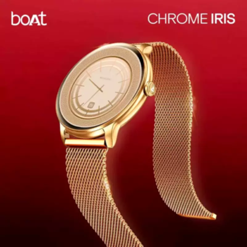 Boat Expands Wearable Portfolio with Sleek Chrome Iris Smartwatch in India