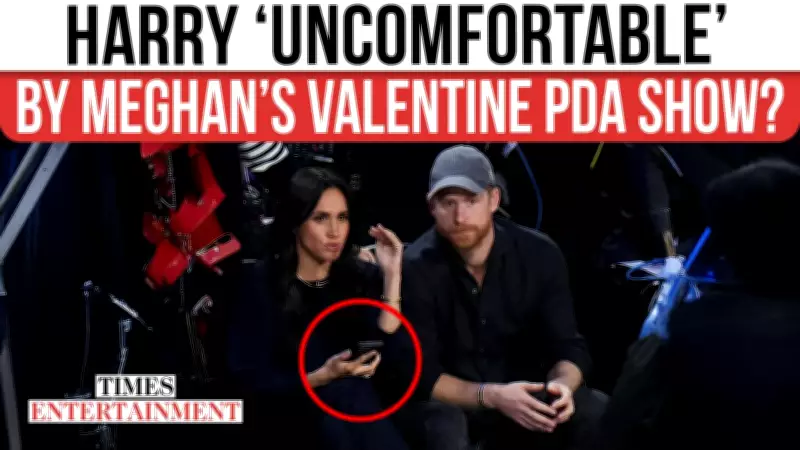 Body Language Expert Analyzes Prince Harry's Discomfort During Meghan Markle's PDA