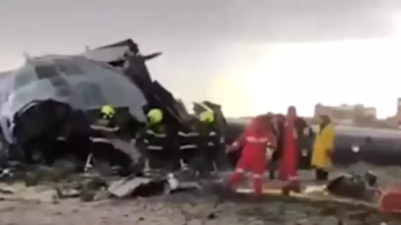 Bolivian Military Plane Carrying Cash Crashes in El Alto, Scattering Banknotes