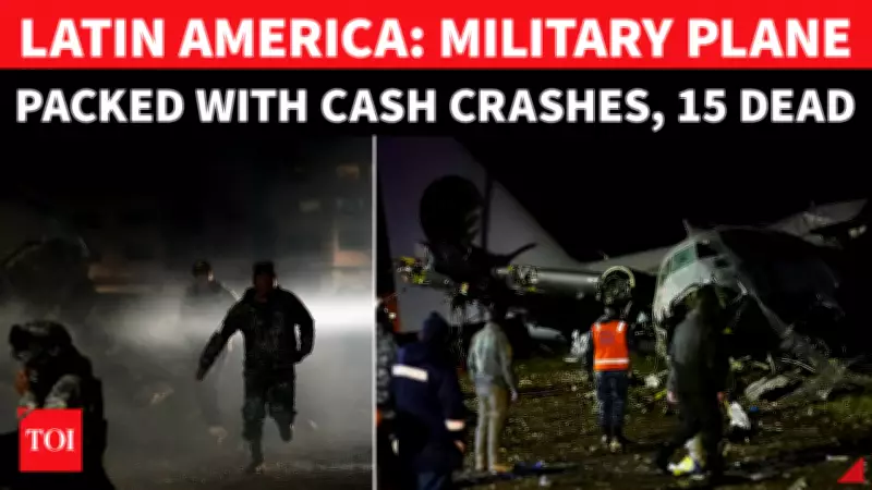 Bolivian Military Plane Crash Kills 15, Triggers Chaos on Highway