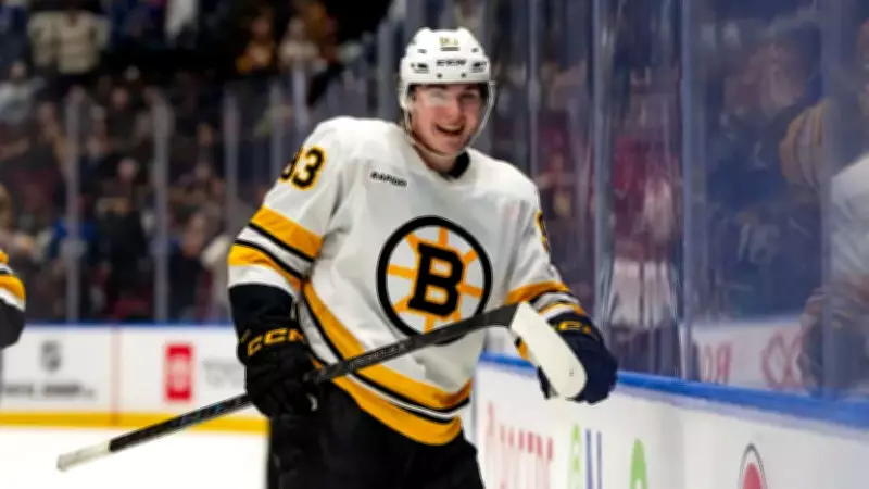 Boston Bruins' Fraser Minten Named NHL Rookie of the Month for January 2026
