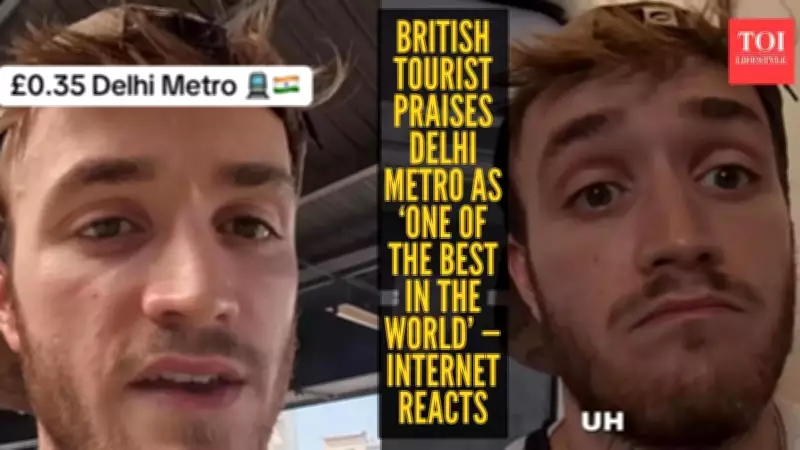 British Tourist Praises Delhi Metro's Affordability and Cleanliness in Viral Video