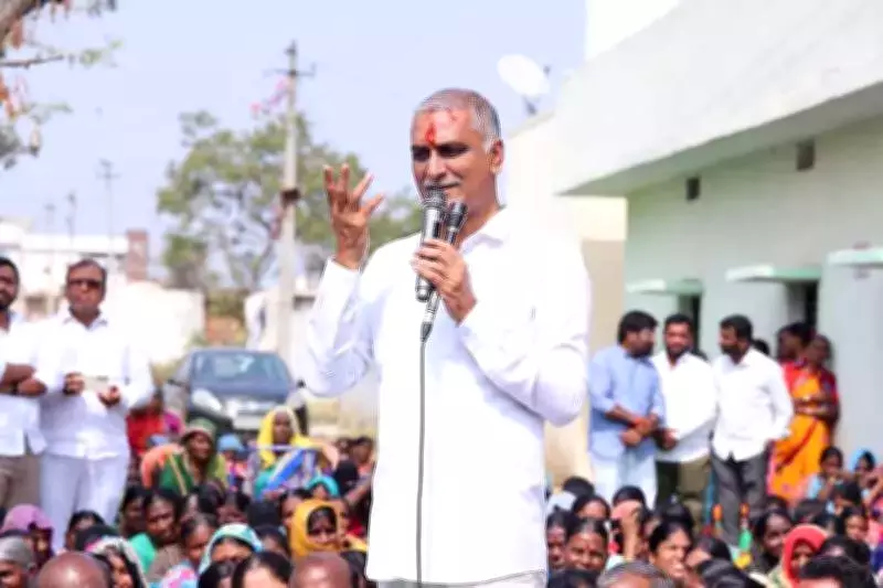 BRS Leader Harish Rao Accuses Congress of Rs 60,000 Debt to Women in Telangana