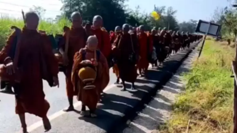 Buddhist Monks Conclude 2,300-Mile Peace Walk from Texas to Washington