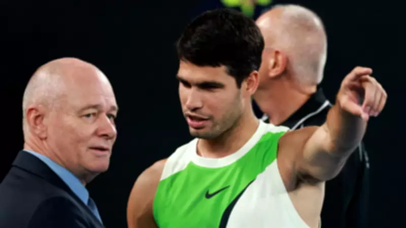 Carlos Alcaraz Confronts Umpire Over Roof Closure in Australian Open Final Against Djokovic
