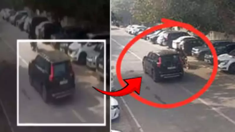 CCTV Footage Reveals Teen's Speeding SUV Moments Before Fatal Dwarka Crash