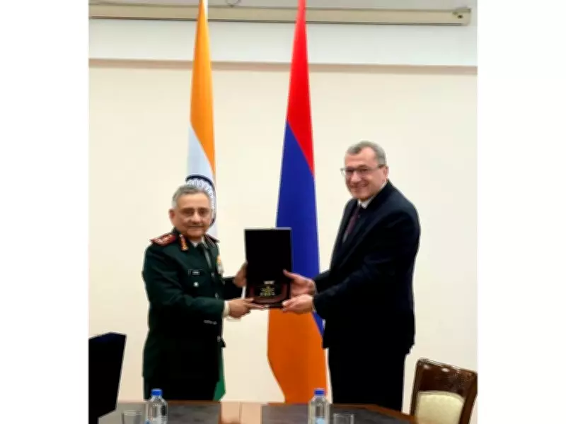 CDS Gen Chauhan Meets Armenian Deputy Defence Minister to Strengthen Strategic Ties