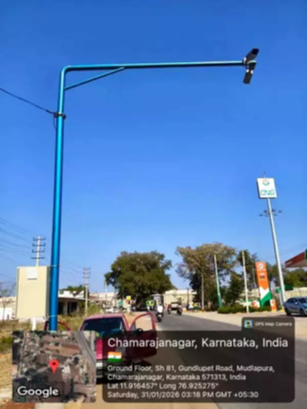Chamarajanagar Police Deploy AI Cameras for Enhanced Traffic Management and Law Enforcement