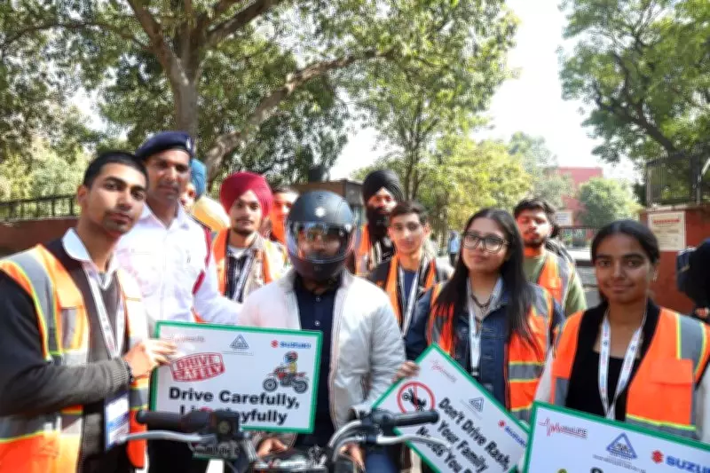 Chandigarh Traffic Police Educate College Students on Road Safety Measures