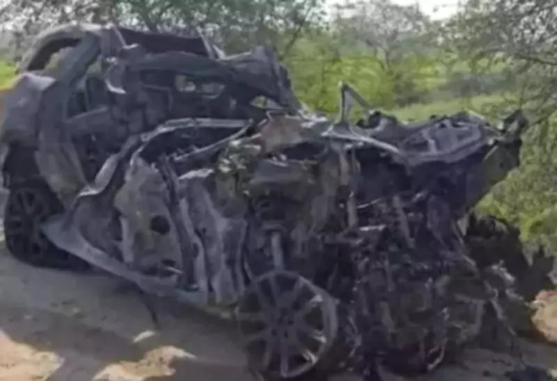 Chartered Accountant Dies in Fiery Highway Crash After Car Rams Parked Truck