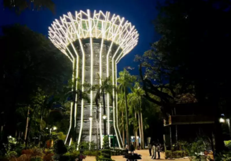 Chennai's First Musical Supertree Tower Nears Inauguration at Kalaignar Park