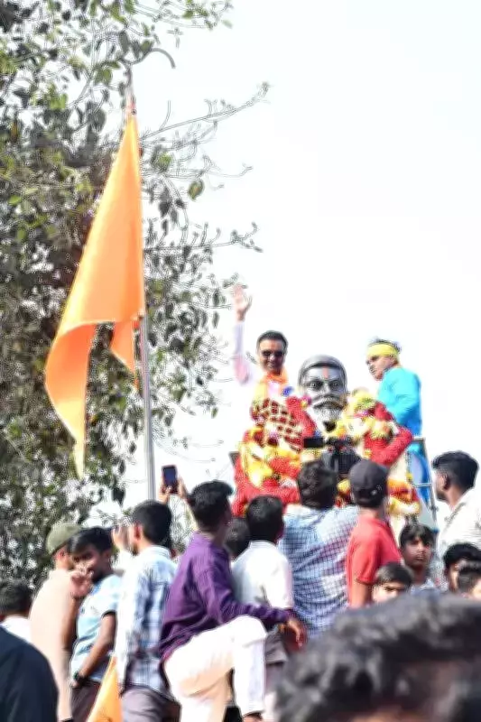 Chhatrapati Shivaji Maharaj's Birth Anniversary Celebrated with Grandeur in Dharwad