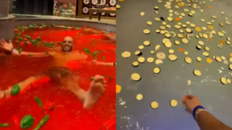 China's Viral Hotpot Spa: Jalapeno & Milk Baths Shock Tourists in Harbin